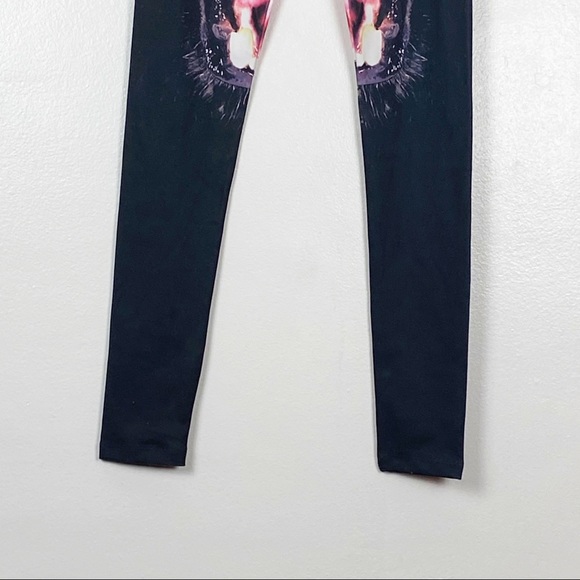 ASOS Petite High Rise Black Legging In Panther 2 - Picture 5 of 8